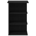 vidaXL Seitenschrank Schwarz Eichen-Optik 35 x 35 x 55 cm