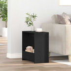 vidaXL Beistelltisch Schwarz Eichen-Optik 50 x 26 x 50 cm