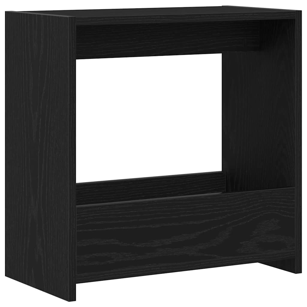 vidaXL Beistelltisch Schwarz Eichen-Optik 50 x 26 x 50 cm