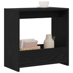 vidaXL Beistelltisch Schwarz Eichen-Optik 50 x 26 x 50 cm