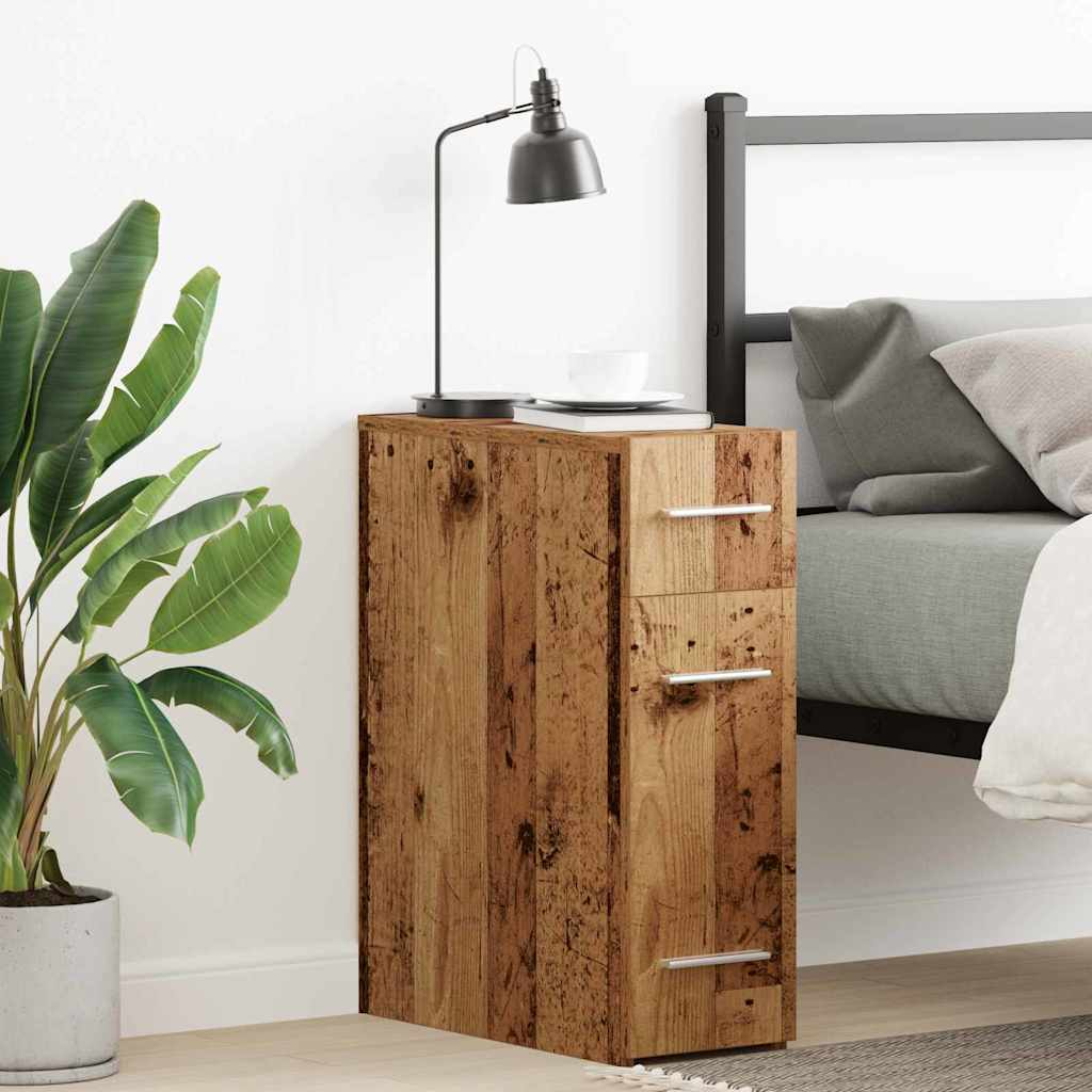 vidaXL Apothekerschrank Altholz 20 x 45,5 x 60 cm Holzwerkstoff