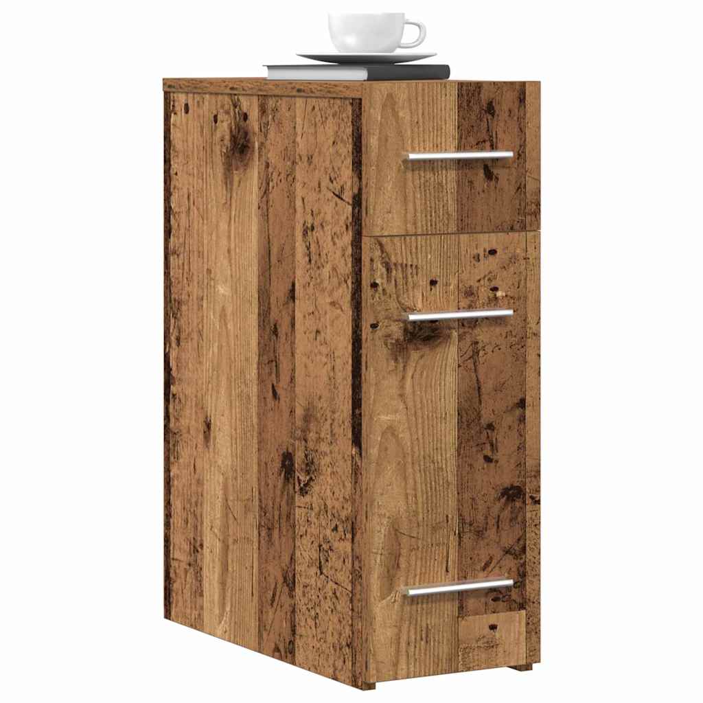 vidaXL Apothekerschrank Altholz 20 x 45,5 x 60 cm Holzwerkstoff