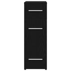 vidaXL Apothekerschrank Schwarz Eichen-Optik 20 x 45,5 x 60 cm