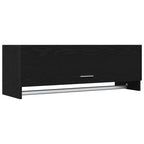 vidaXL Kleiderschrank Schwarz Eichen-Optik 100 x 32,5 x 35 cm