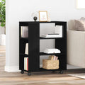 vidaXL Aufbewahrungsschrank Schwarz Eichen-Optik 60 x 35 x 75 cm