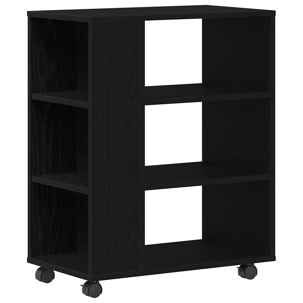 vidaXL Aufbewahrungsschrank Schwarz Eichen-Optik 60 x 35 x 75 cm