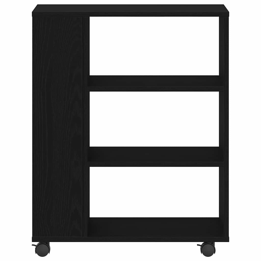 vidaXL Aufbewahrungsschrank Schwarz Eichen-Optik 60 x 35 x 75 cm
