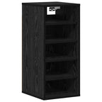 vidaXL Schuhschrank 2 pcs Schwarz Eichen-Optik 32 x 35 x 70 cm