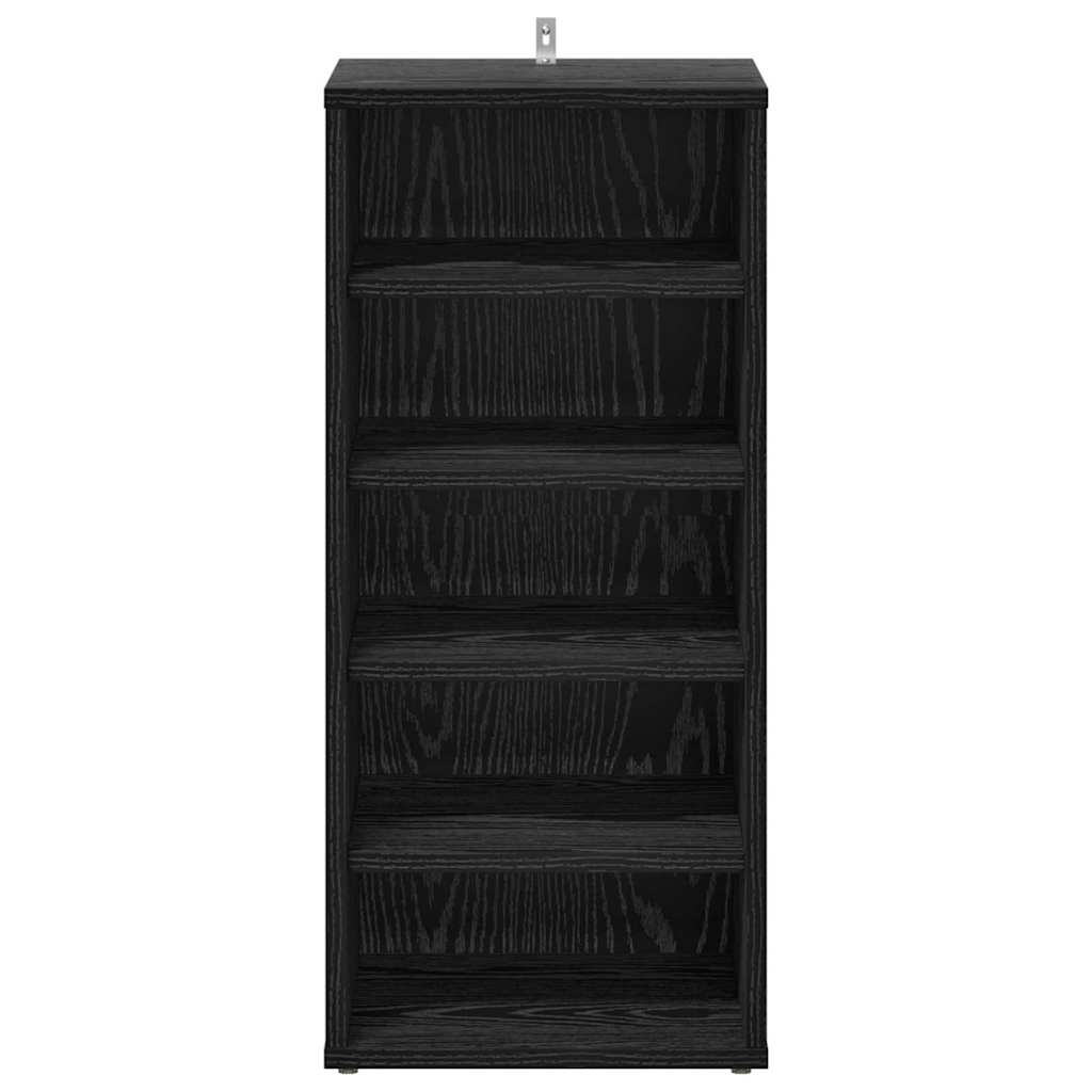 vidaXL Schuhschrank 2 pcs Schwarz Eichen-Optik 32 x 35 x 70 cm