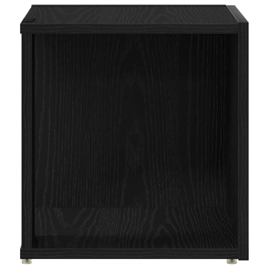 vidaXL Eckregale Schwarz Eichen-Optik 33 x 33 x 34,5 cm Holzwerkstoff