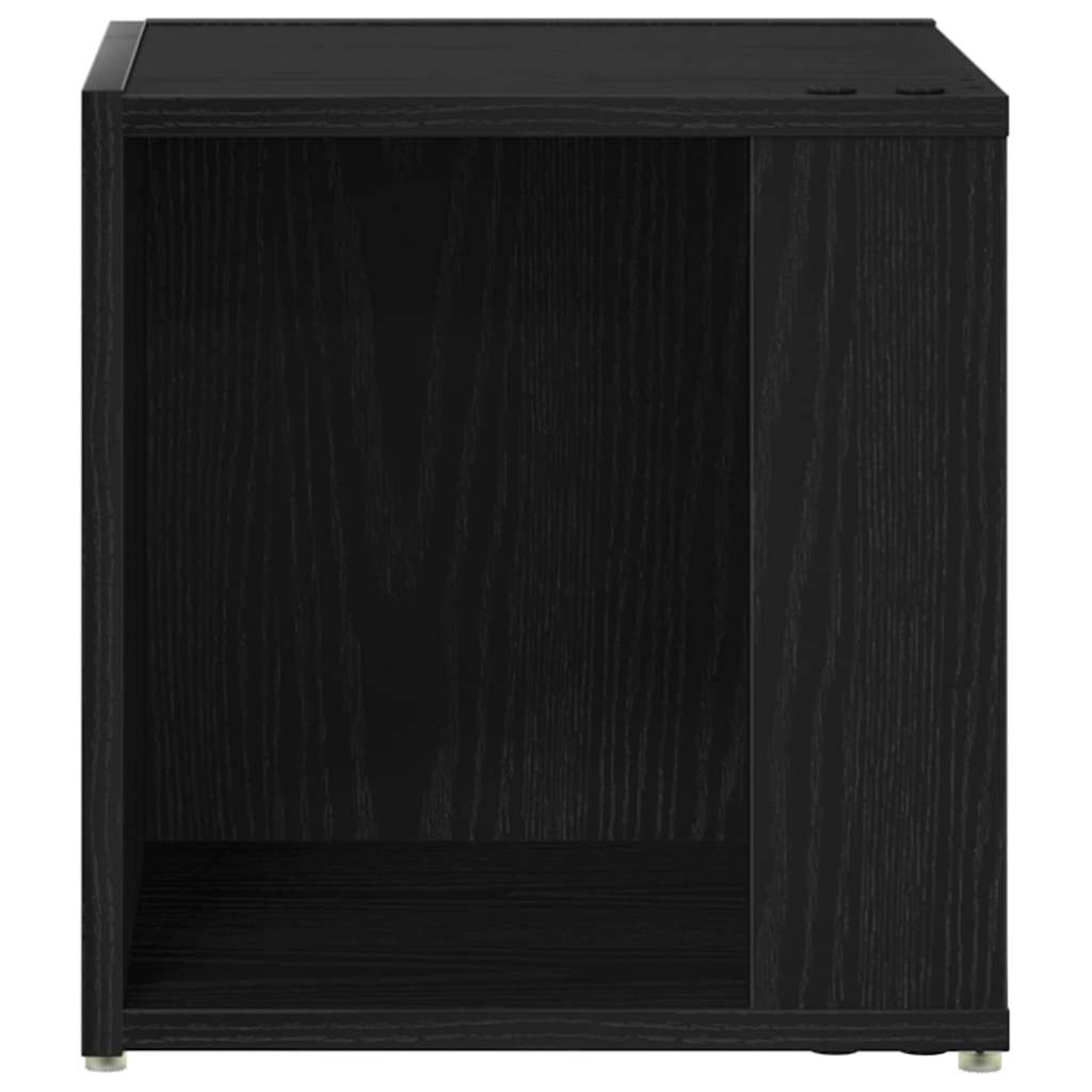 vidaXL Eckregale Schwarz Eichen-Optik 33 x 33 x 34,5 cm Holzwerkstoff