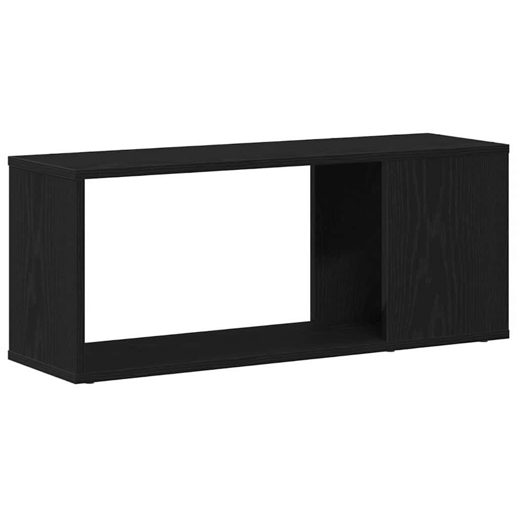 vidaXL TV-Schrankset Wandmontiert Schwarz Eichen-Optik 80 x 24 x 32 cm