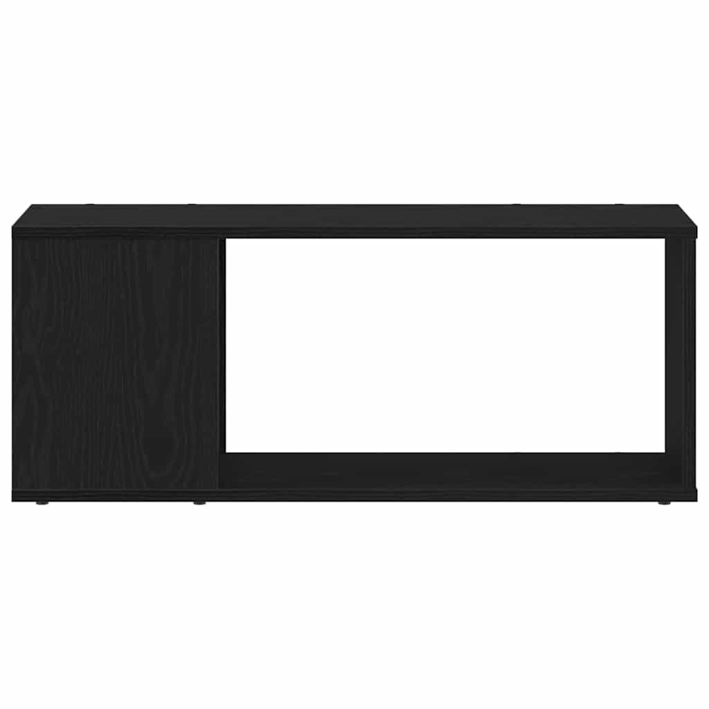 vidaXL TV-Schrankset Wandmontiert Schwarz Eichen-Optik 80 x 24 x 32 cm
