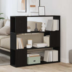 vidaXL TV-Schrankset Schwarz Eichen-Optik 100 x 24 x 94 cm