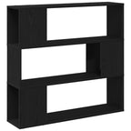 vidaXL TV-Schrankset Schwarz Eichen-Optik 100 x 24 x 94 cm