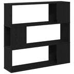 vidaXL TV-Schrankset Schwarz Eichen-Optik 100 x 24 x 94 cm