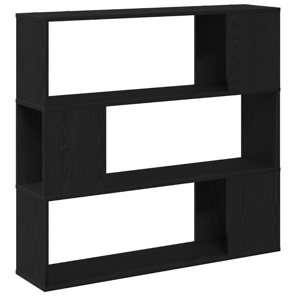 vidaXL TV-Schrankset Schwarz Eichen-Optik 100 x 24 x 94 cm