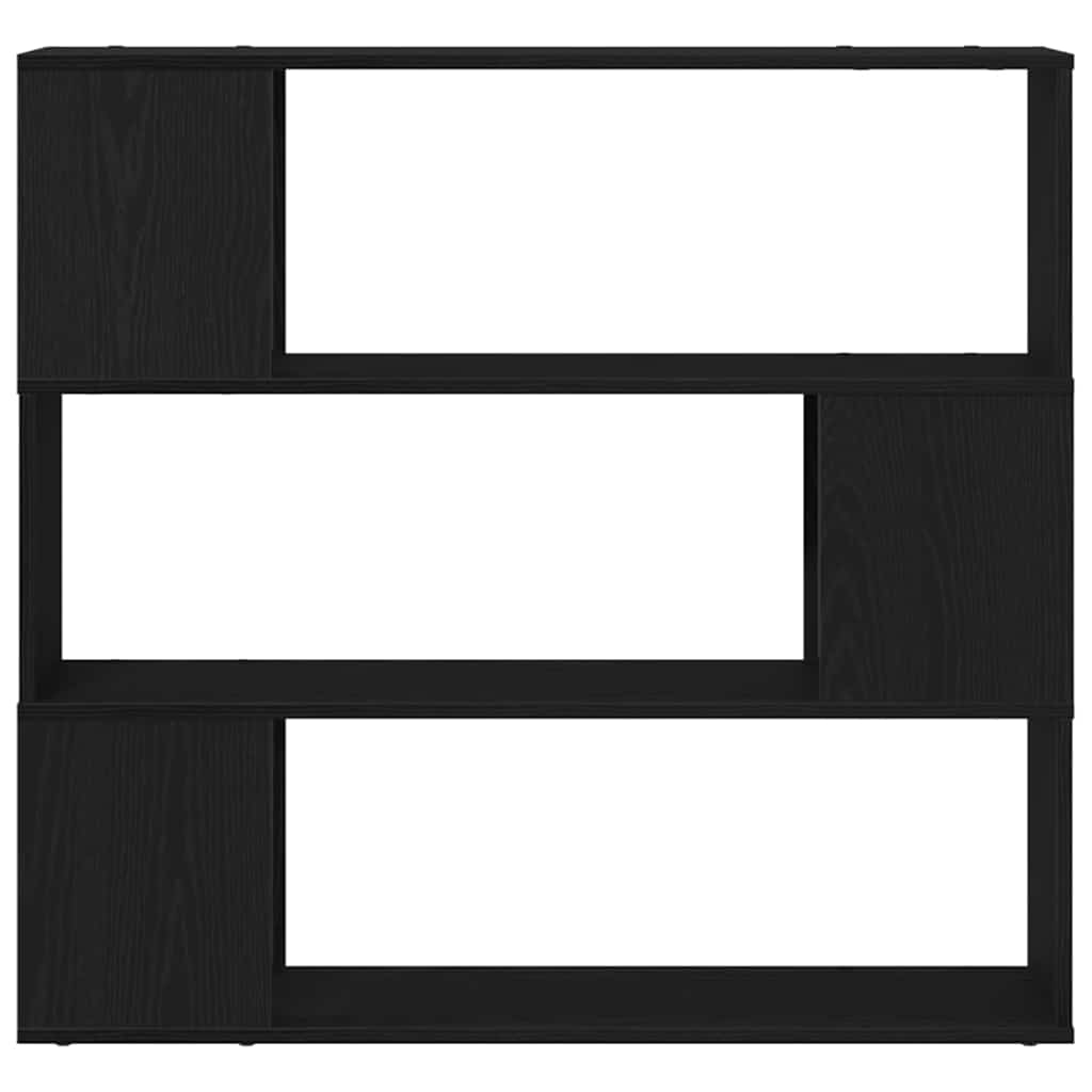 vidaXL TV-Schrankset Schwarz Eichen-Optik 100 x 24 x 94 cm