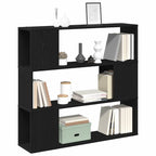 vidaXL TV-Schrankset Schwarz Eichen-Optik 100 x 24 x 94 cm