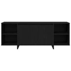 vidaXL TV-Schränk 130 x 35 x 50 cm Schwarze Eiche Holzwerkstoff