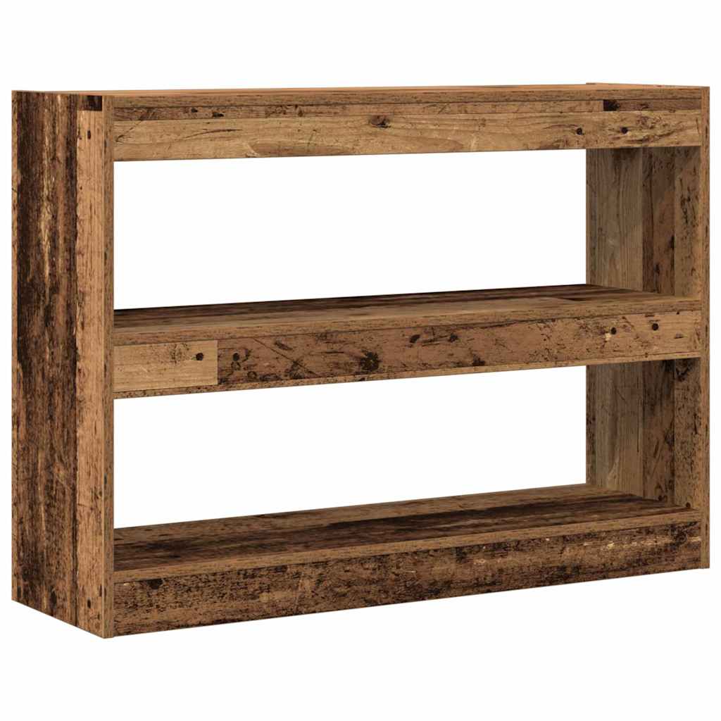 vidaXL Bücherregal Altholz 100 x 30 x 72 cm Holzwerkstoff