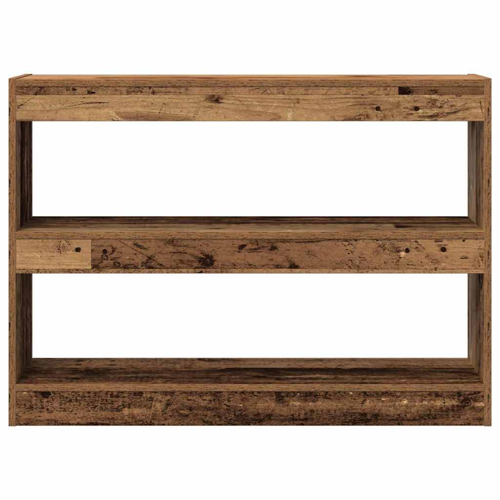 vidaXL Bücherregal Altholz 100 x 30 x 72 cm Holzwerkstoff