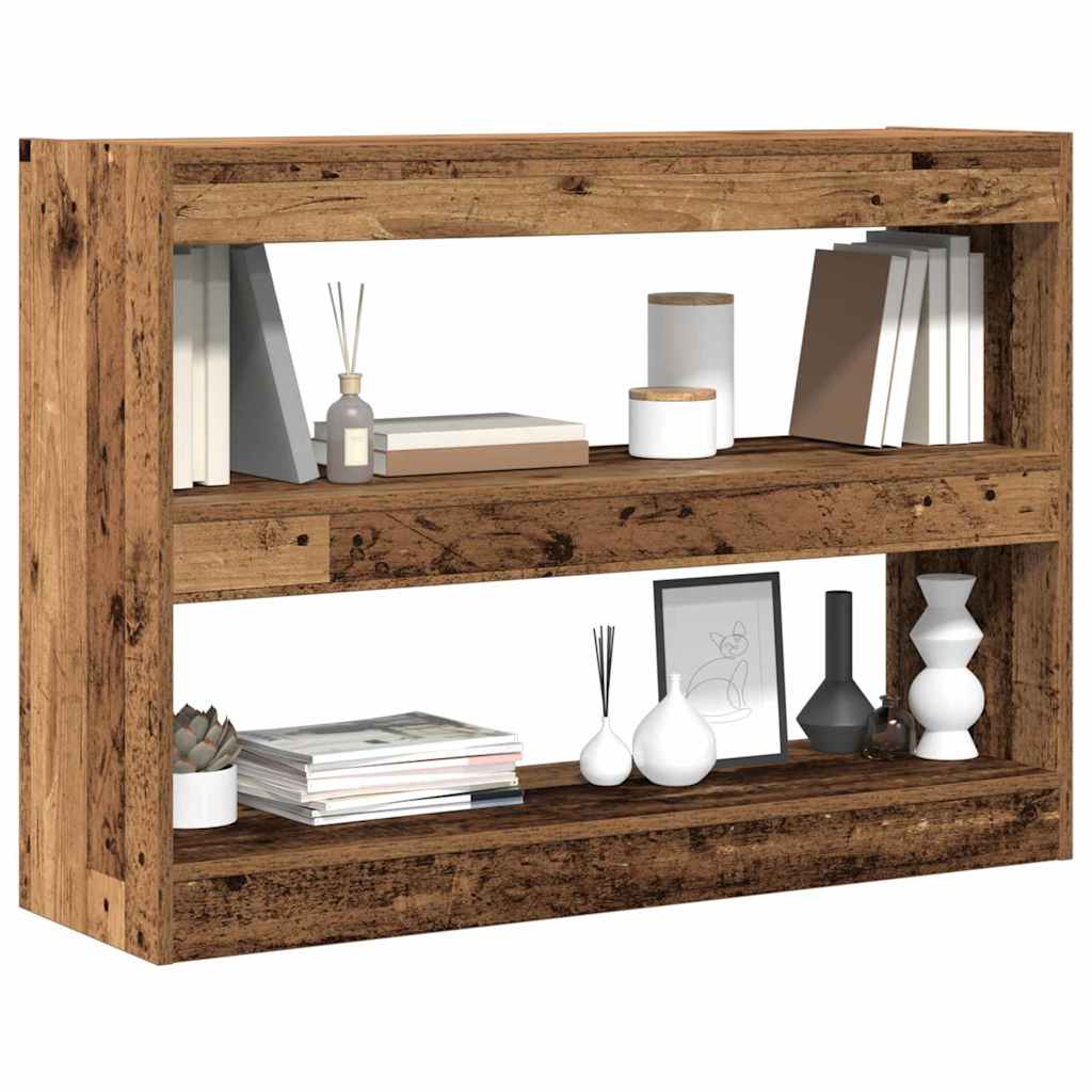 vidaXL Bücherregal Altholz 100 x 30 x 72 cm Holzwerkstoff