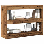 vidaXL Bücherregal Altholz 100 x 30 x 72 cm Holzwerkstoff