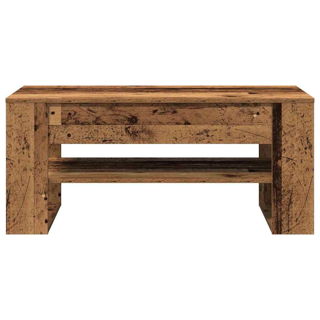 vidaXL Couchtisch Altholz 102 x 55 x 45 cm Holzwerkstoff