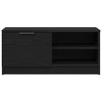 vidaXL TV-Schränk 2 pcs Schwarz Eichen-Optik 80 x 35 x 36,5 cm