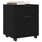 vidaXL Aktenschrank Schwarz Eichen-Optik 45 x 38 x 54 cm Holzwerkstoff