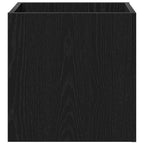 vidaXL Blumentopfschachtel Schwarz Eichen-Optik 40 x 40 x 40 cm