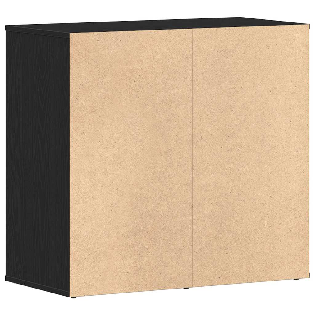 vidaXL Kosmetikschrank mit Regal Schwarz Eichen-Optik 80 x 40 x 75 cm