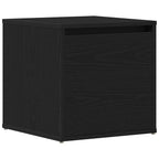 vidaXL Kommode Schwarz Eichen-Optik 40,5 x 40 x 40 cm Holzwerkstoff
