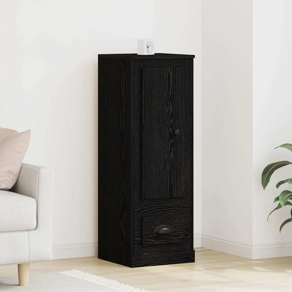 vidaXL Highboard Schwarz Eichen-Optik 36 x 35.5 x 103.5 cm