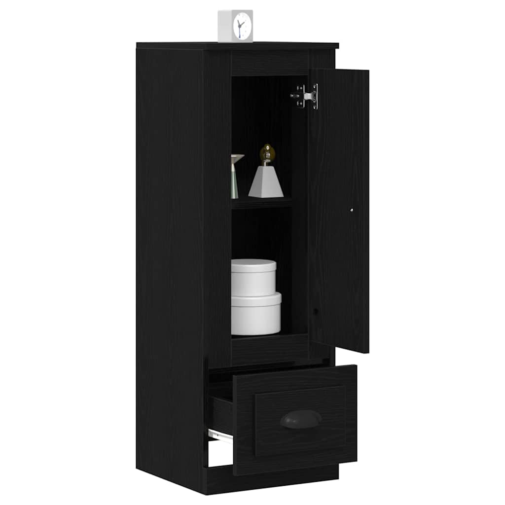 vidaXL Highboard Schwarz Eichen-Optik 36 x 35.5 x 103.5 cm
