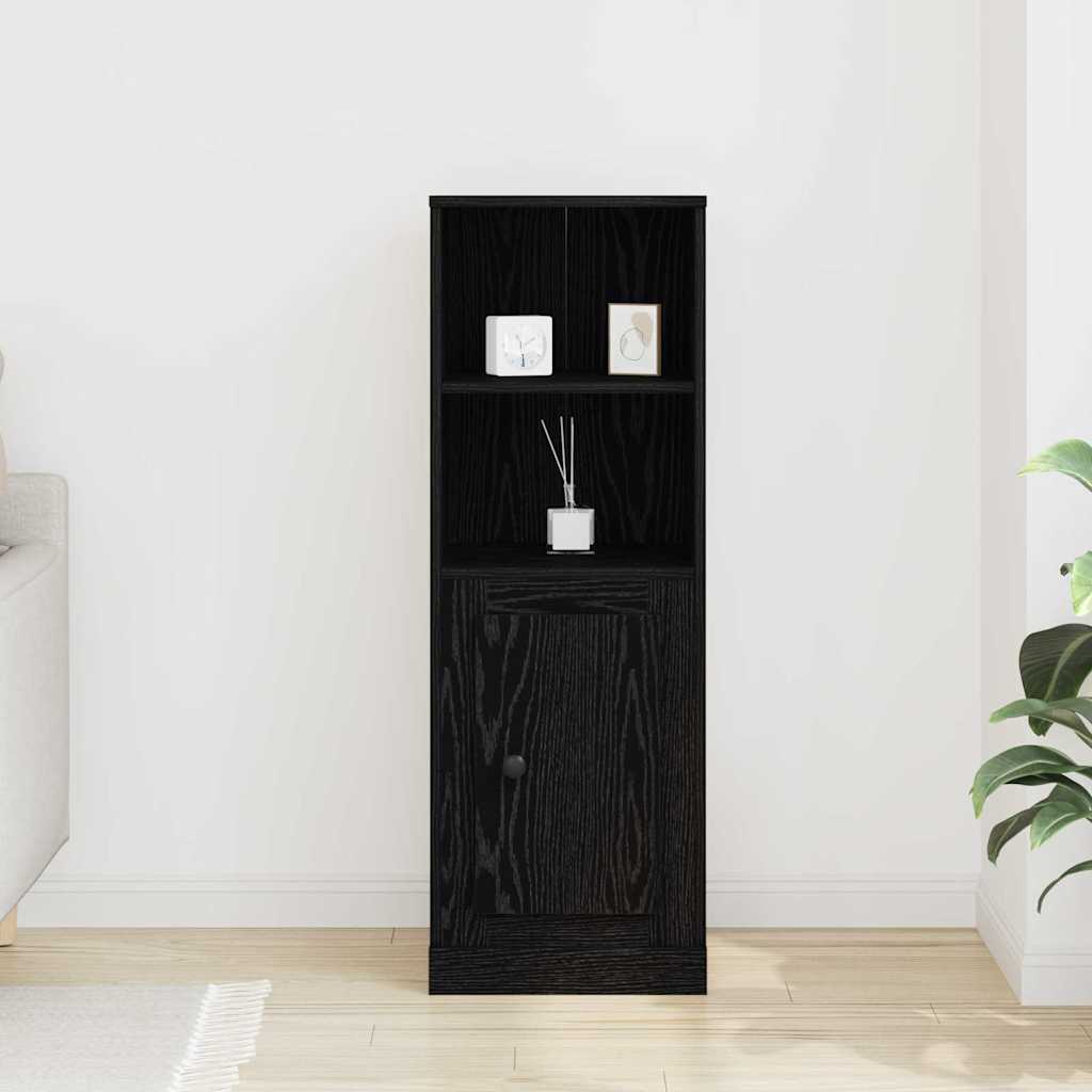 vidaXL Highboard Schwarze Eiche 36 x 35,5 x 103,5 cm Holzwerkstoff