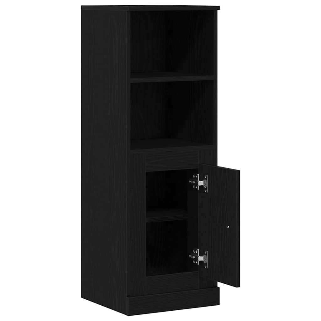 vidaXL Highboard Schwarze Eiche 36 x 35,5 x 103,5 cm Holzwerkstoff