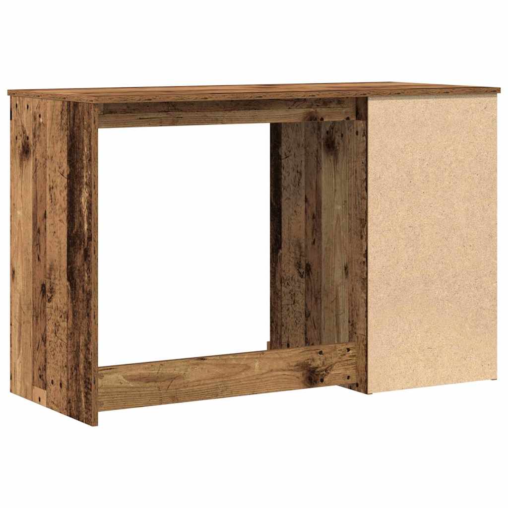 vidaXL Schreibtisch mit Tür Altholz 50 x 115 x 75 cm Holzwerkstoff