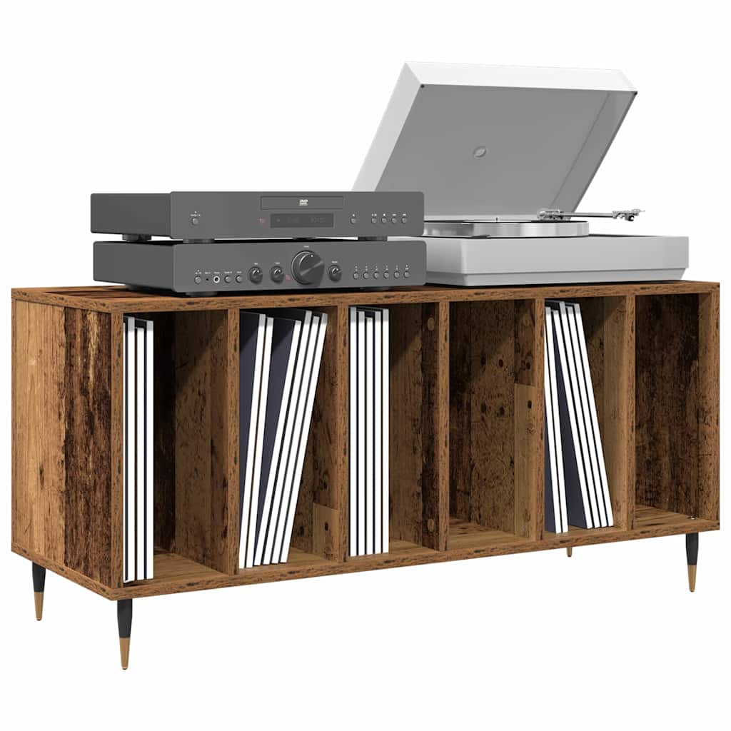 vidaXL Schallplattenschrank Altholz 100 x 38 x 48 cm Holzwerkstoff