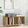 vidaXL Schallplattenschrank mit Regal Artisan-Eiche 100 x 38 x 48 cm
