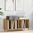 vidaXL Schallplattenschrank mit Regal Artisan-Eiche 100 x 38 x 48 cm