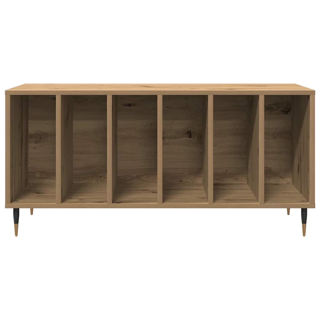 vidaXL Schallplattenschrank mit Regal Artisan-Eiche 100 x 38 x 48 cm