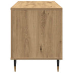 vidaXL Schallplattenschrank mit Regal Artisan-Eiche 100 x 38 x 48 cm