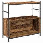 vidaXL Bücherregal Geräucherte Eiche 80 x 30 x 78,5 cm Holzwerkstoff
