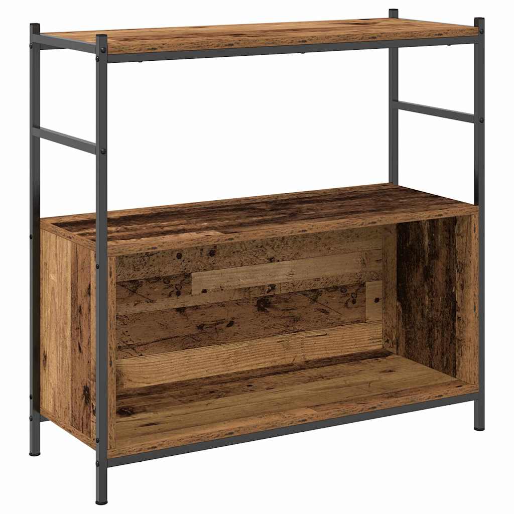 vidaXL Bücherregal Geräucherte Eiche 80 x 30 x 78,5 cm Holzwerkstoff