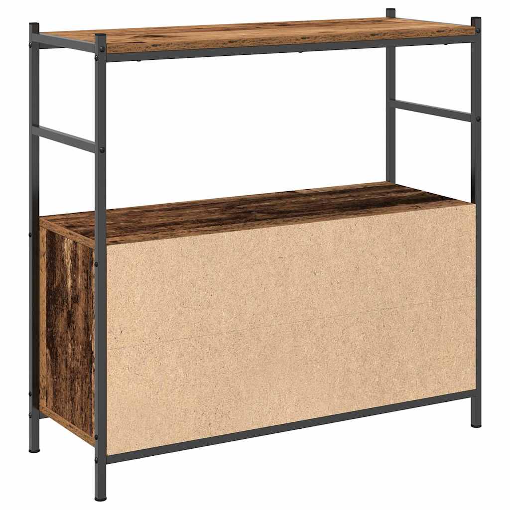 vidaXL Bücherregal Geräucherte Eiche 80 x 30 x 78,5 cm Holzwerkstoff