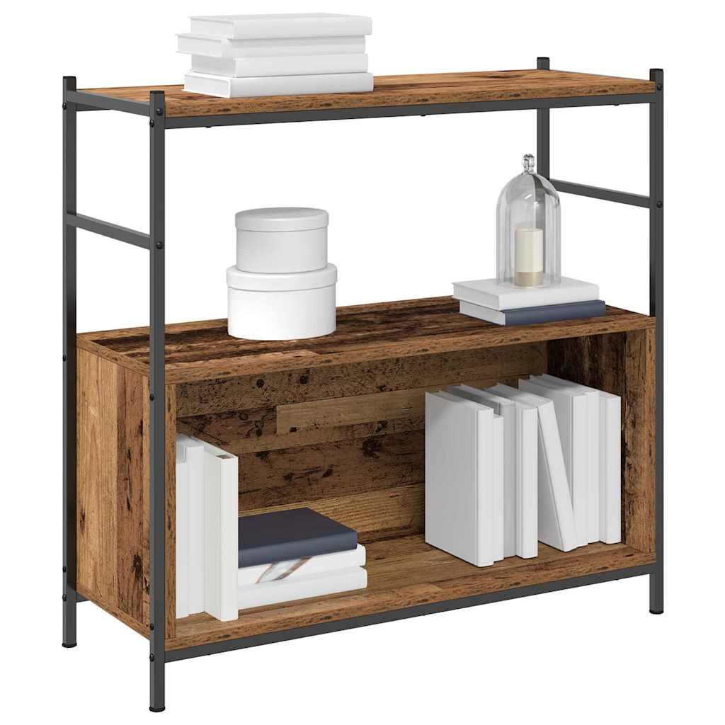 vidaXL Bücherregal Geräucherte Eiche 80 x 30 x 78,5 cm Holzwerkstoff