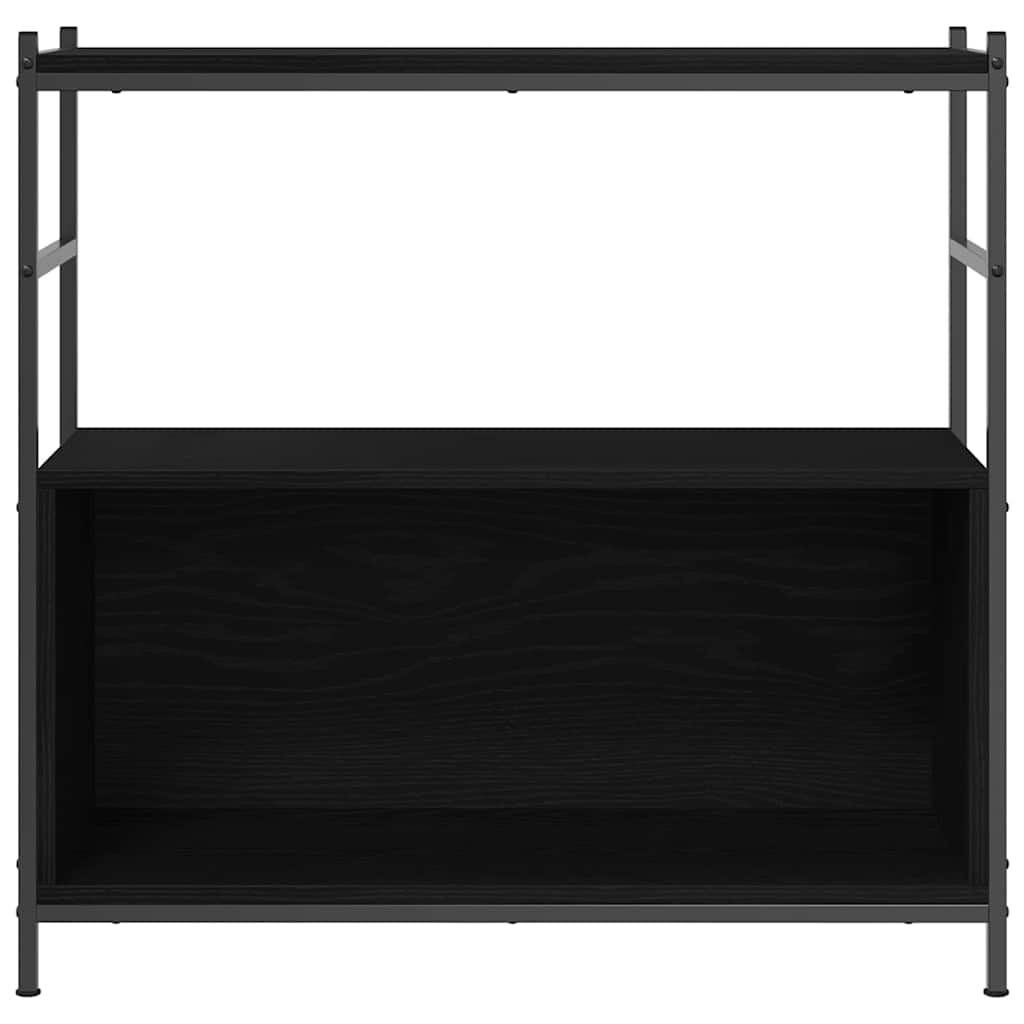 vidaXL Regal Schwarz Eichen-Optik 80 x 30 x 78.5 cm Holzwerkstoff