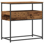 vidaXL Konsolentisch Altholz 75 x 40 x 75 cm Holzwerkstoff